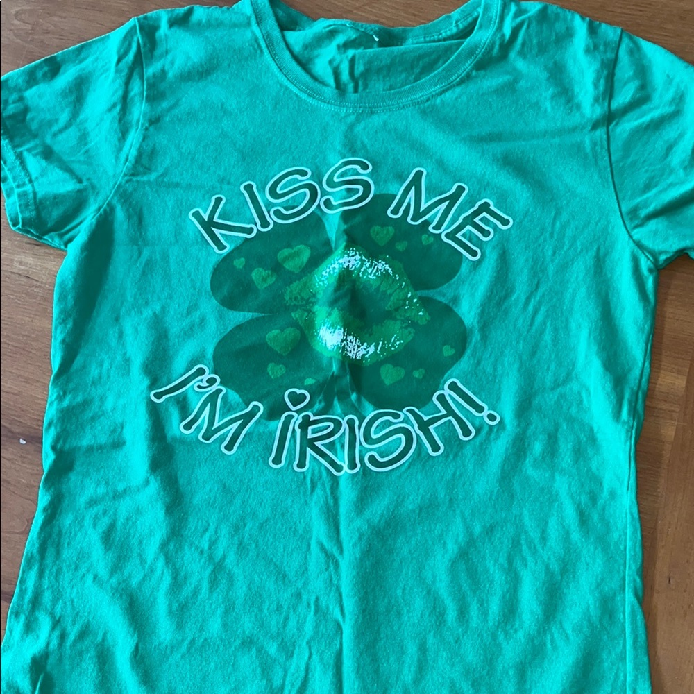 Green Shirt - Kiss Me I'm Irish